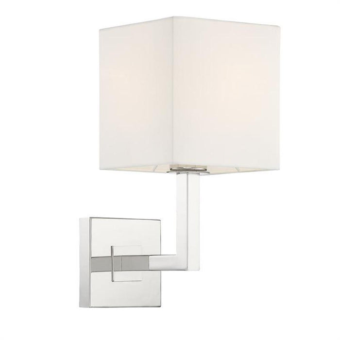 Chatham 1 Light Polished Nickle Wall Mount