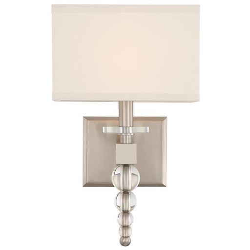 Clover 1 Light Brushed Nickel Wall Mount