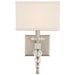 Clover 1 Light Brushed Nickel Wall Mount