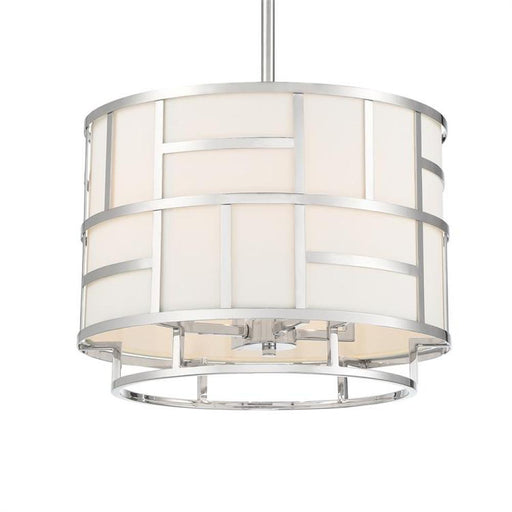 Libby Langdon For Crystorama Danielson 4 Light Polished Nickel Chandelier