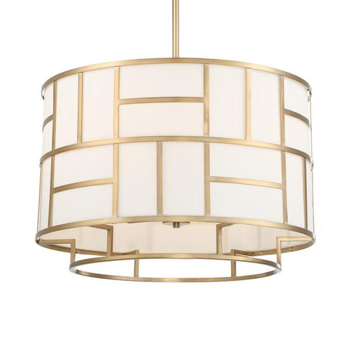 Libby Langdon For Crystorama Danielson 6 Light Vibrant Gold Chandelier