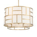 Libby Langdon For Crystorama Danielson 6 Light Vibrant Gold Chandelier