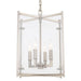 Danbury 4 Light Brushed Nickel Chandelier