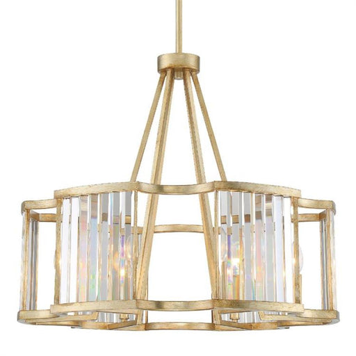 Darcy 6 Light Distressed Twilight Chandelier