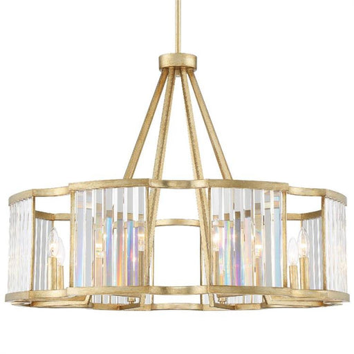 Darcy 8 Light Distressed Twilight Chandelier