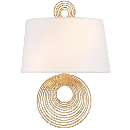 Doral 2 Light Renaissance Gold Wall Mount