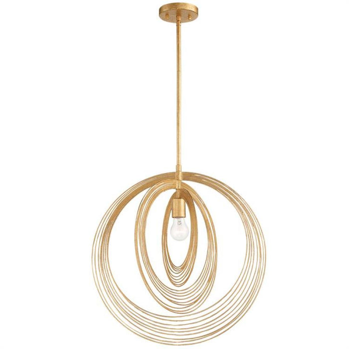 Doral 1 Light Renaissance Gold Pendant