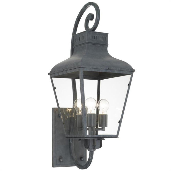 Dumont Outdoor 3 Light Graphite Wall Mount