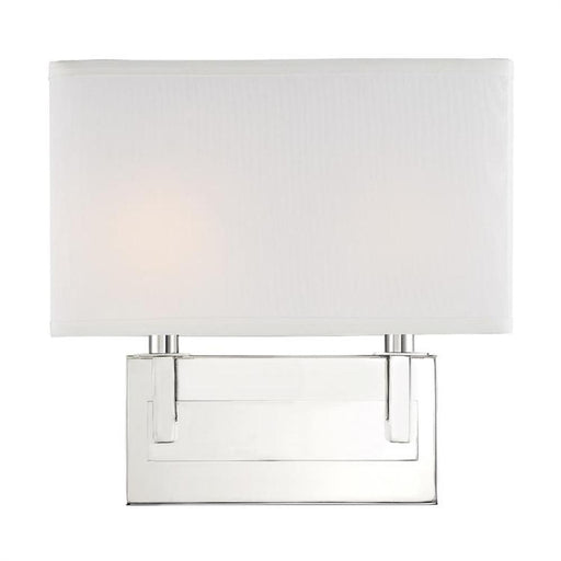 Durham 2 Light Polished Nickel Wall Mount