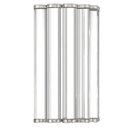 Libby Langdon for Crystorama Elliot 2 Light Polished Nickel Wall Mount