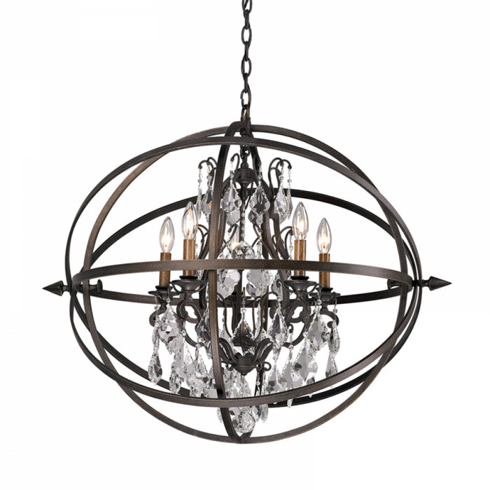 BYRON 5LT CHANDELIER LARGE