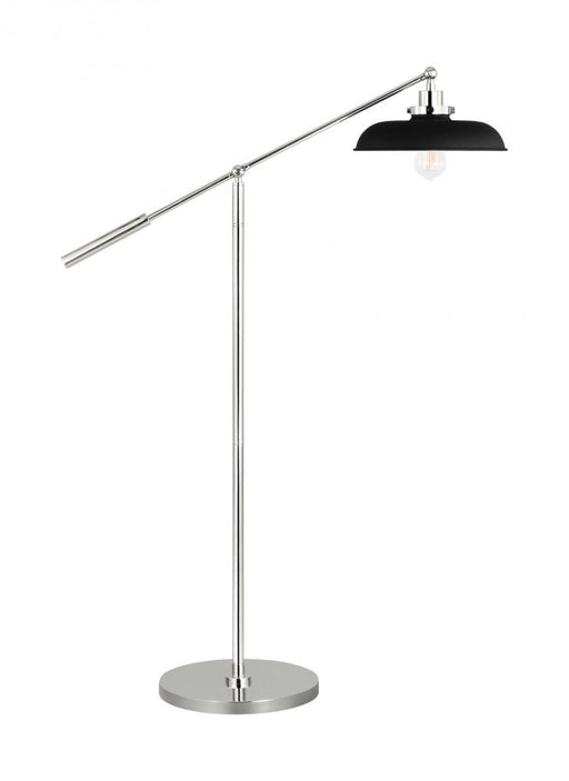 WELLFLEET WIDE FLR LAMP MBKPN