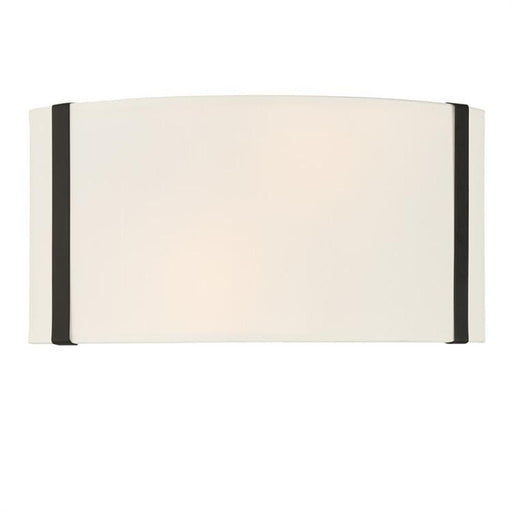 Fulton 2 Light Black Wall Mount