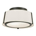 Fulton 2 Light Matte Black Ceiling Mount