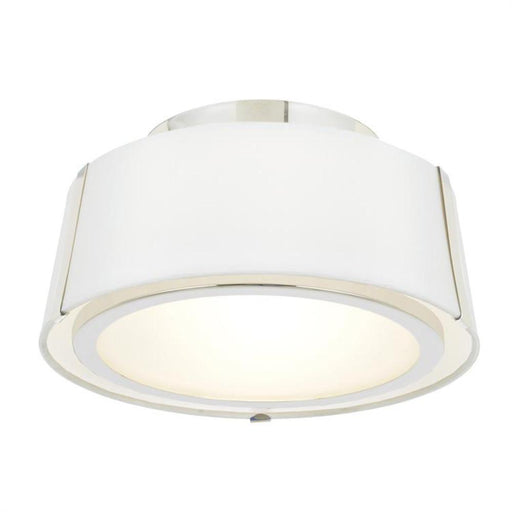 Fulton 2 Light Polished Nickel Ceiling Mount