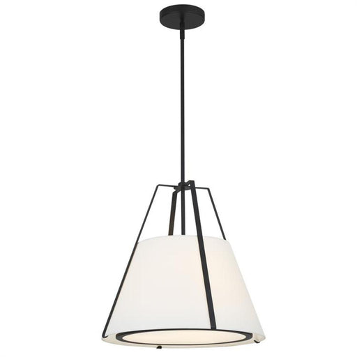 Fulton 3 Light Black Pendant