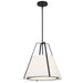 Fulton 3 Light Black Pendant