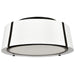 Fulton 3 Light Matte Black Ceiling Mount