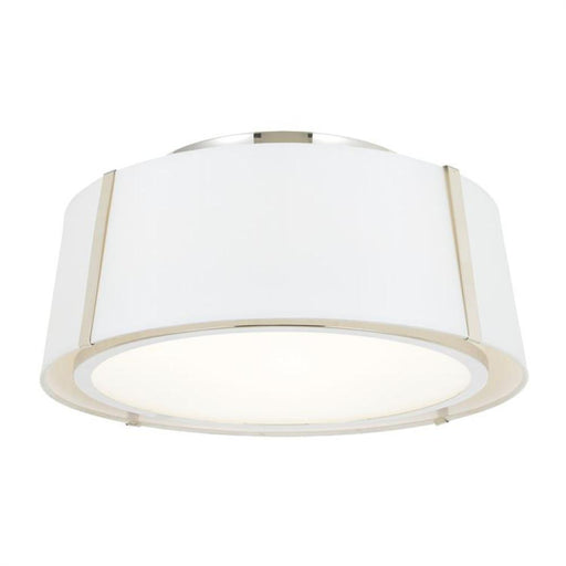 Fulton 3 Light Polished Nickel Ceiling Mount