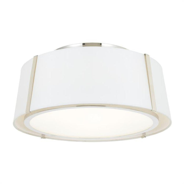 Fulton 3 Light Polished Nickel Ceiling Mount