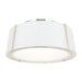 Fulton 3 Light Polished Nickel Ceiling Mount