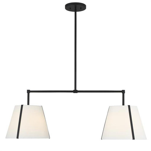 Fulton 4 Light Black Linear Chandelier