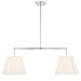 Fulton 4 Light Polished Nickel Linear Chandelier