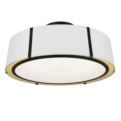 Fulton 6 Light Matte Black Ceiling Mount