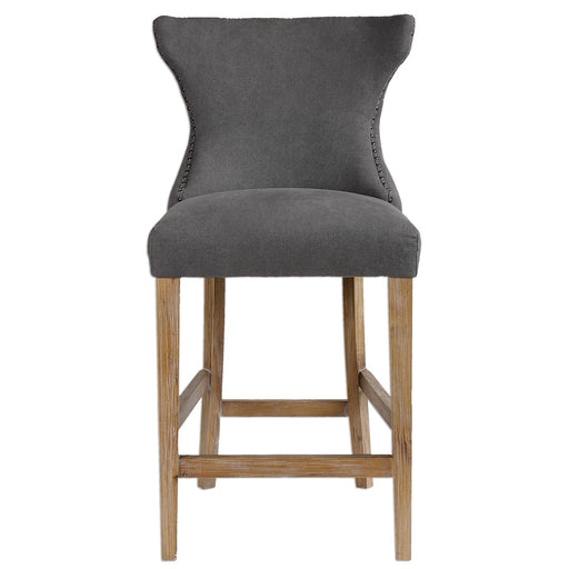 Uttermost Gamlin Gray Counter Stool