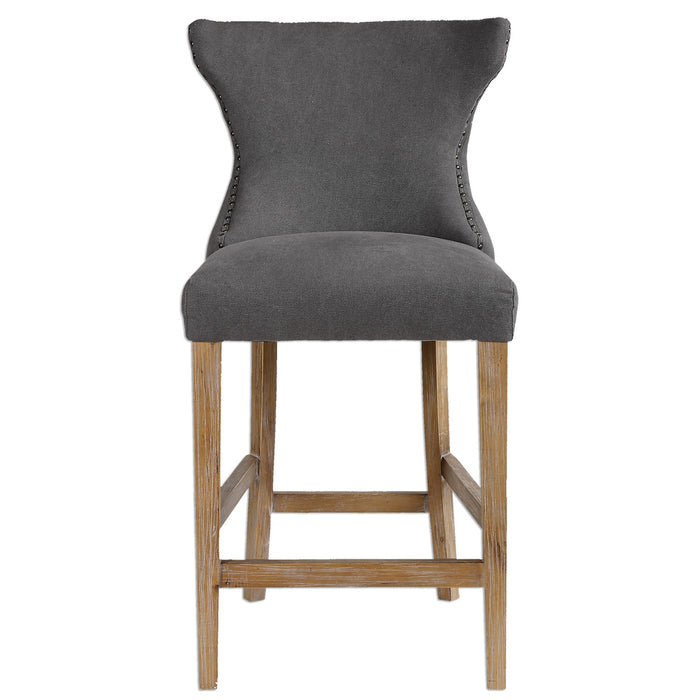 Uttermost Gamlin Gray Counter Stool