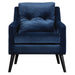 Uttermost O'Brien Blue Velvet Armchair