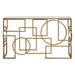 Uttermost Metria Gold Console Table