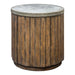 Uttermost Maxfield Wooden Drum Side Table