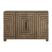 Uttermost Layton Geometric Console Cabinet
