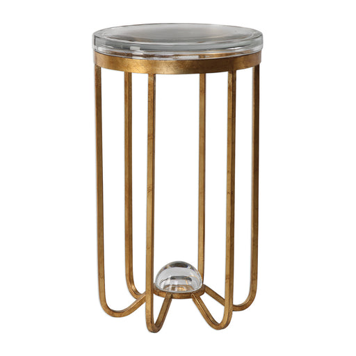 Uttermost Allura Gold Accent Table