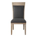 Uttermost Encore Dark Gray Armless Chair