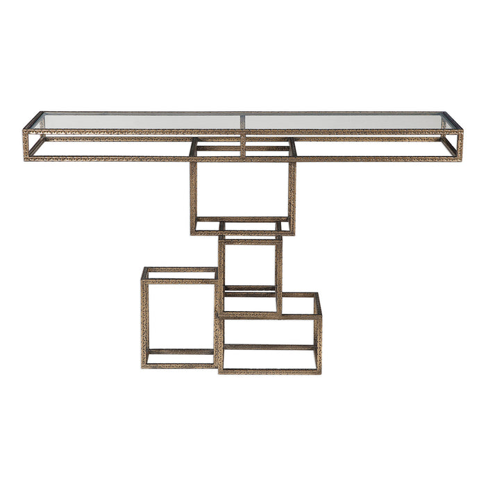 Uttermost Ruslan Bronze Console Table