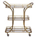 Uttermost Stassi Gold Serving Cart
