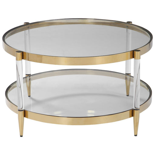 Uttermost Kellen Glass Coffee Table