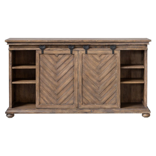 Uttermost Primalia Barn Door Media Console