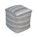 Uttermost Mesick Handwoven Gray Pouf