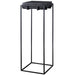 Uttermost Telone Black Large Pedestal