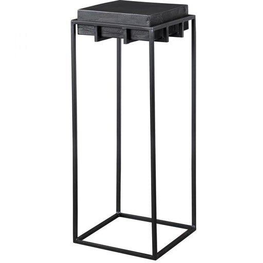 Uttermost Telone Black Small Pedestal