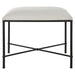 Uttermost Avenham Small Black Framed Bench