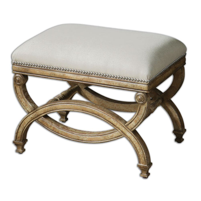 Uttermost Karline Natural Linen Small Bench