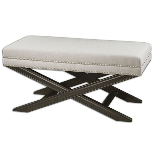 Uttermost Viera White Bench