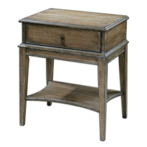 Uttermost Hanford Weathered Side Table