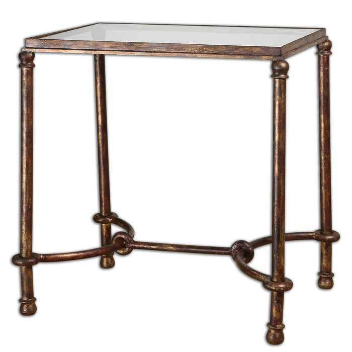 Uttermost Warring Iron End Table