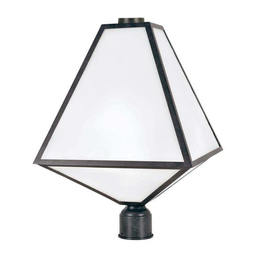 Brian Patrick Flynn for Crystorama Glacier Outdoor 3 Light Black Charcoal Post