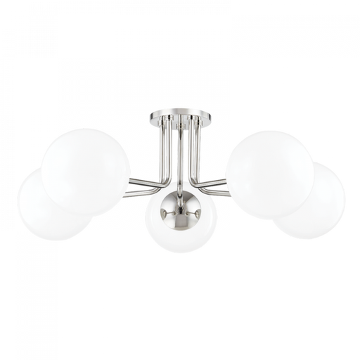 5 LIGHT SEMI FLUSH